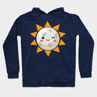 Solar Eclipse Cartoon Hoodie